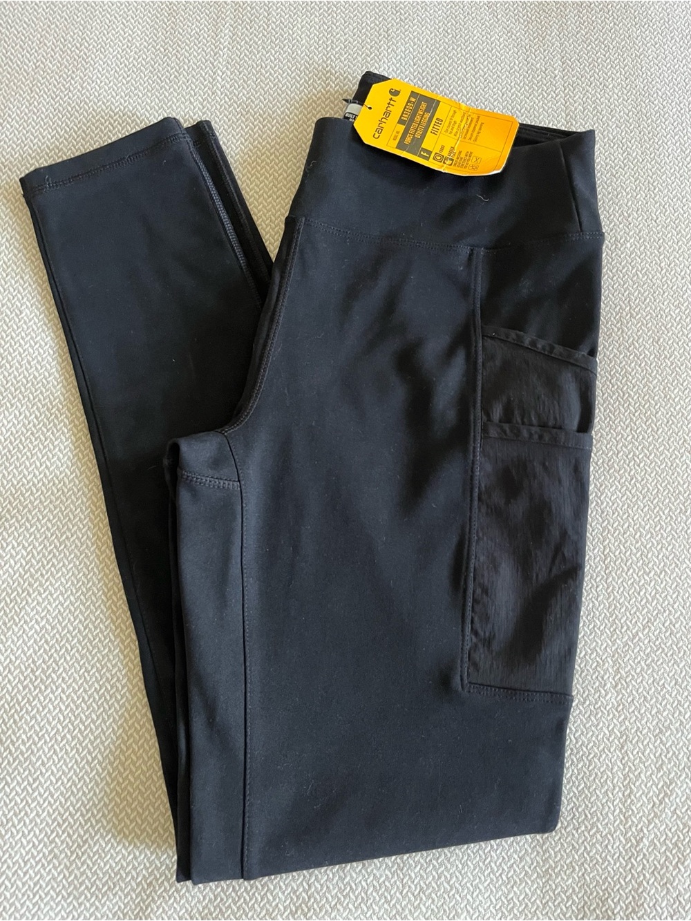 NWT Carhartt Women's Black Leggings Size S (4-6) Regular
